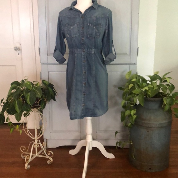 Trulli Denim Dress - Picture 1 of 3